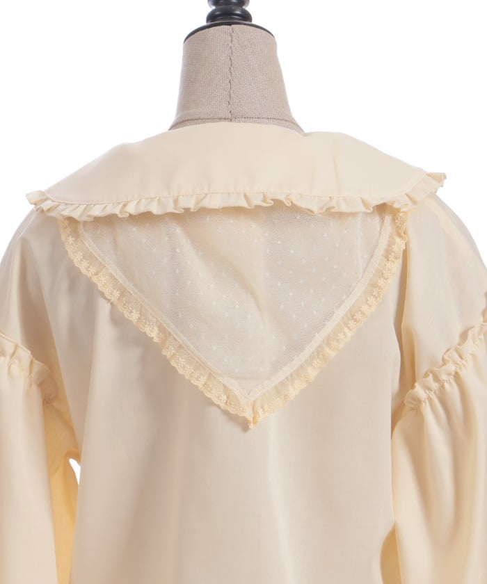 Smock Style Blouse with Babushka