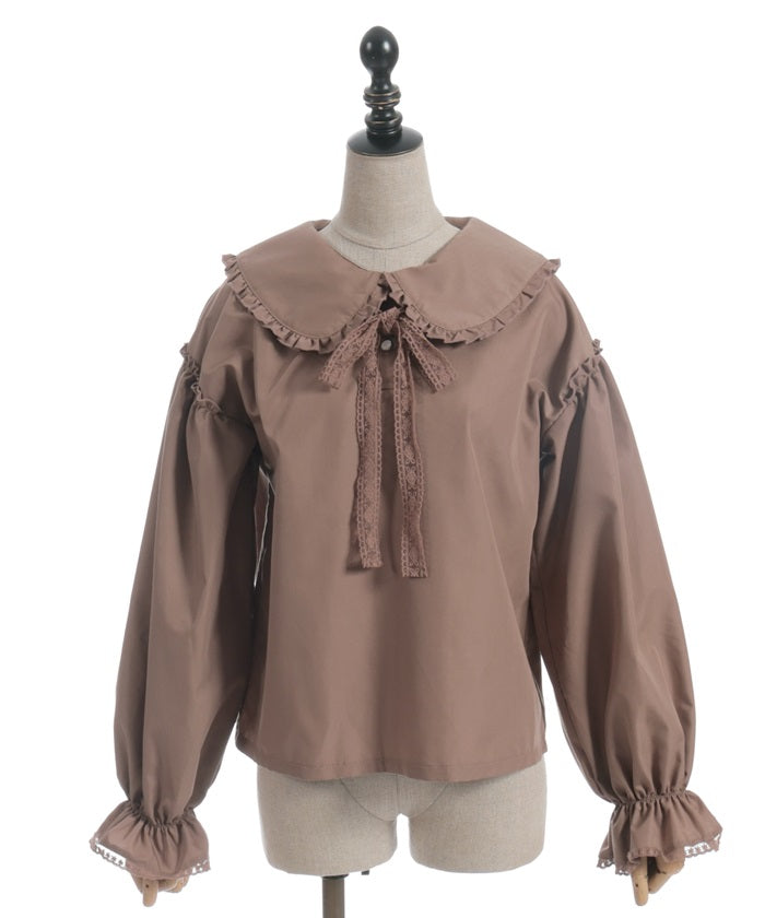 Smock Style Blouse with Babushka