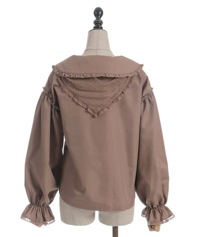 Smock Style Blouse with Babushka