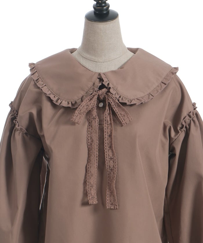 Smock Style Blouse with Babushka