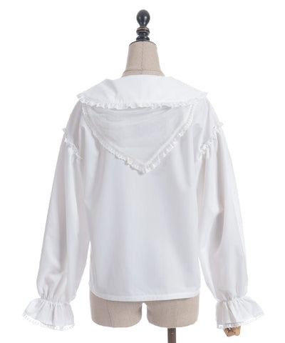 Smock Style Blouse with Babushka