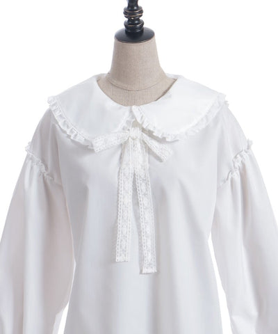 Smock Style Blouse with Babushka