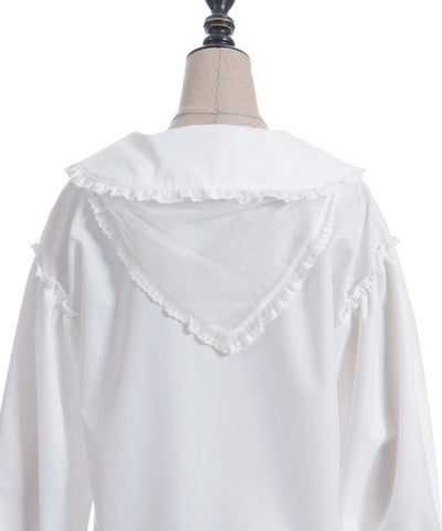 Smock Style Blouse with Babushka