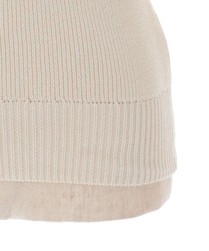 Balaclava Style Knit & Tank Top