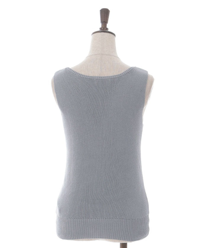 Balaclava Style Knit & Tank Top