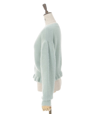 Lamé Blend Soft Feather Cardigan