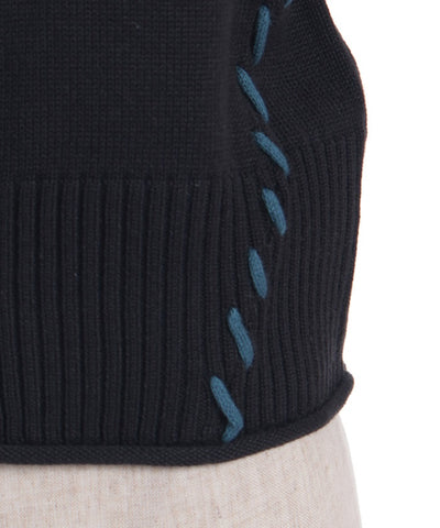 Stitch Short Cardigan with Zip