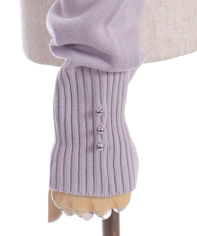Stitch Short Cardigan with Zip