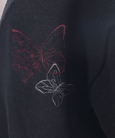 Butterfly Embroidery Long Knit Cardigan