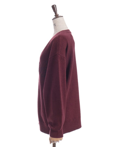 Butterfly Embroidery Long Knit Cardigan