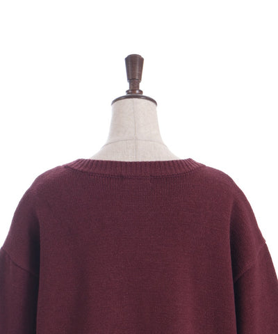 Butterfly Embroidery Long Knit Cardigan