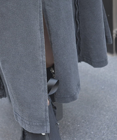 Panel Sweat Mermaid Skirt