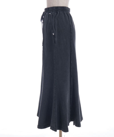 Panel Sweat Mermaid Skirt