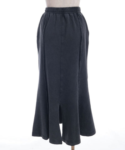 Panel Sweat Mermaid Skirt