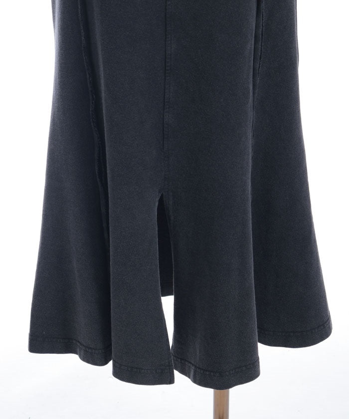 Panel Sweat Mermaid Skirt