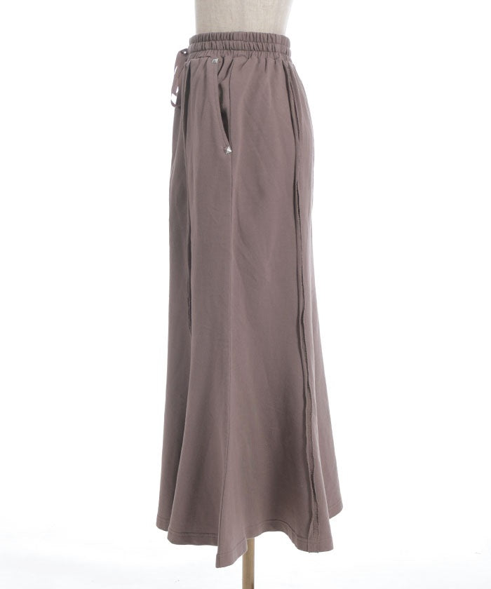 Panel Sweat Mermaid Skirt