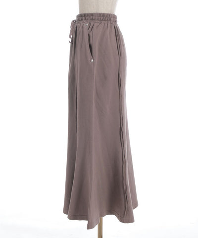 Panel Sweat Mermaid Skirt