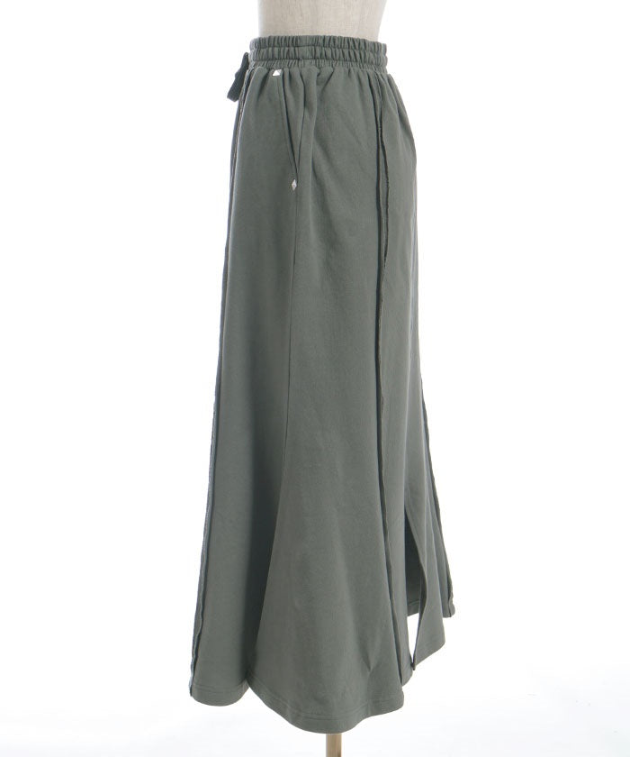Panel Sweat Mermaid Skirt