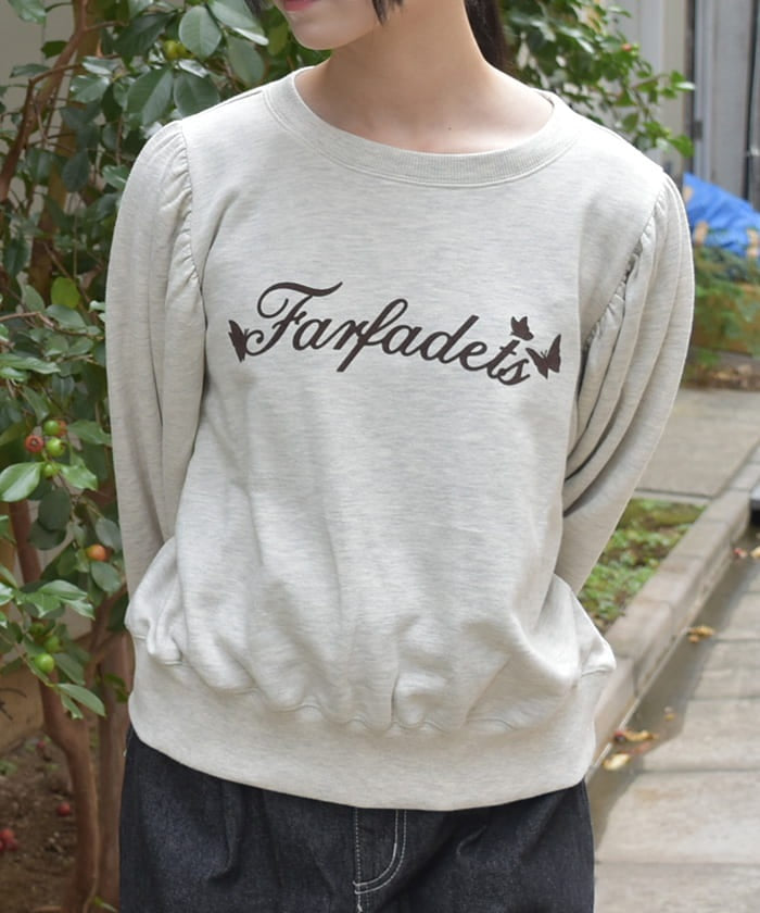 Flocky Print Sweatshirt