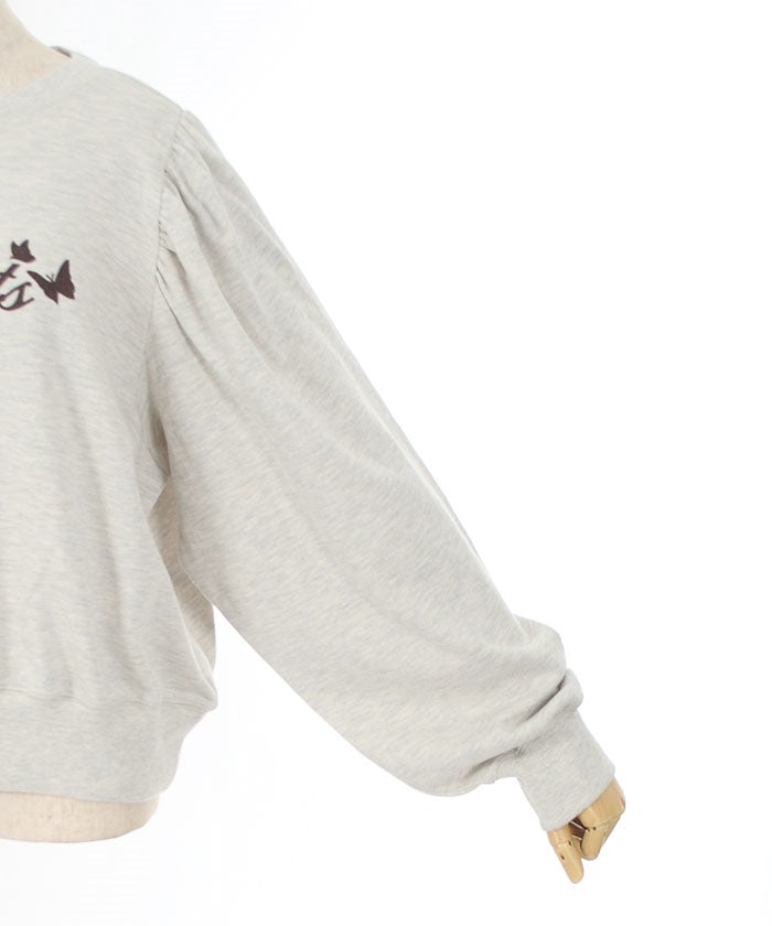 Flocky Print Sweatshirt