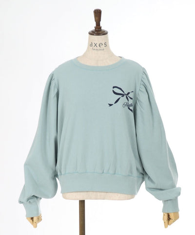 Flocky Print Sweatshirt