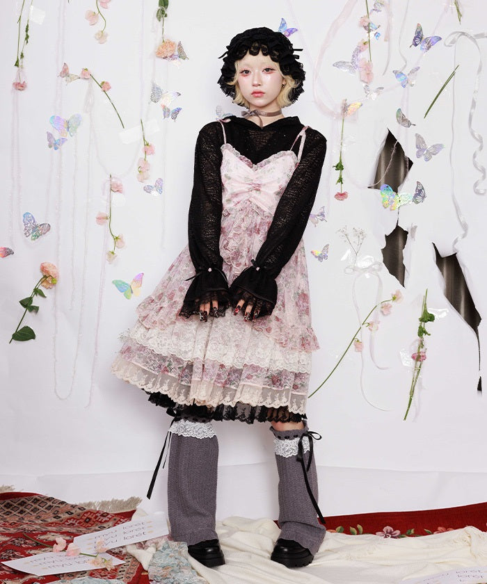 Lace Hoodie Pullover – axes femme from JAPAN