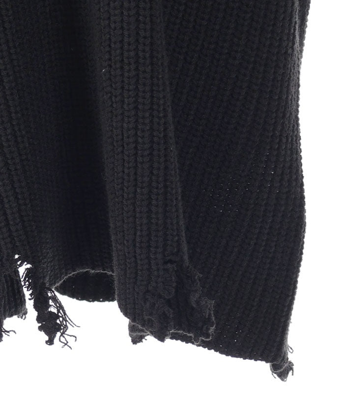 Long Stitch Damage Knit