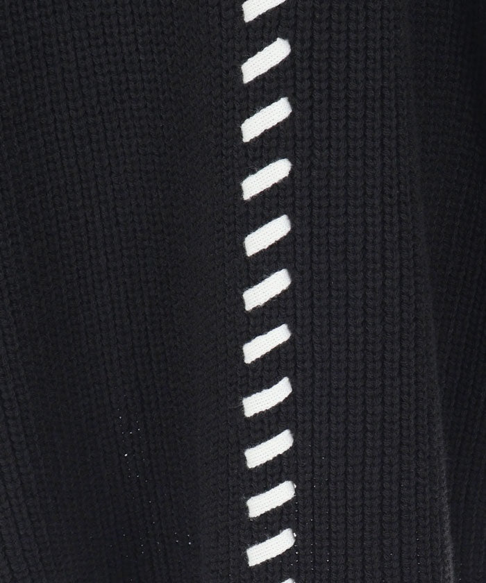 Long Stitch Damage Knit