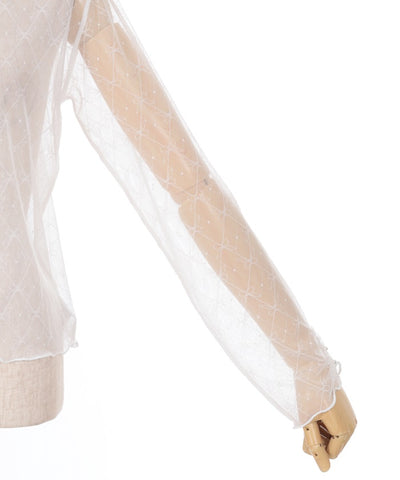 Ribbon Tulle Sheer Top