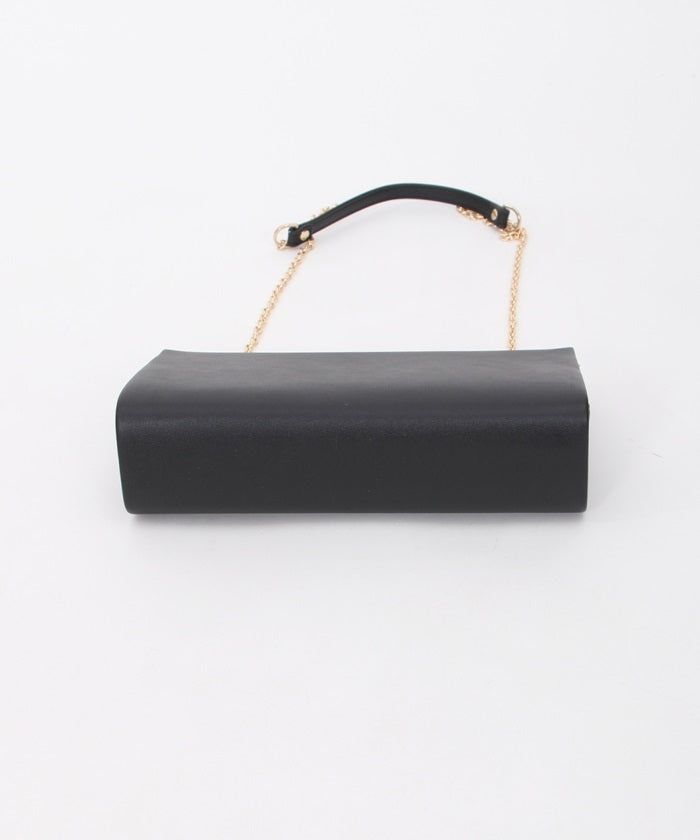 Pearl Metal Parts Clutch Bag