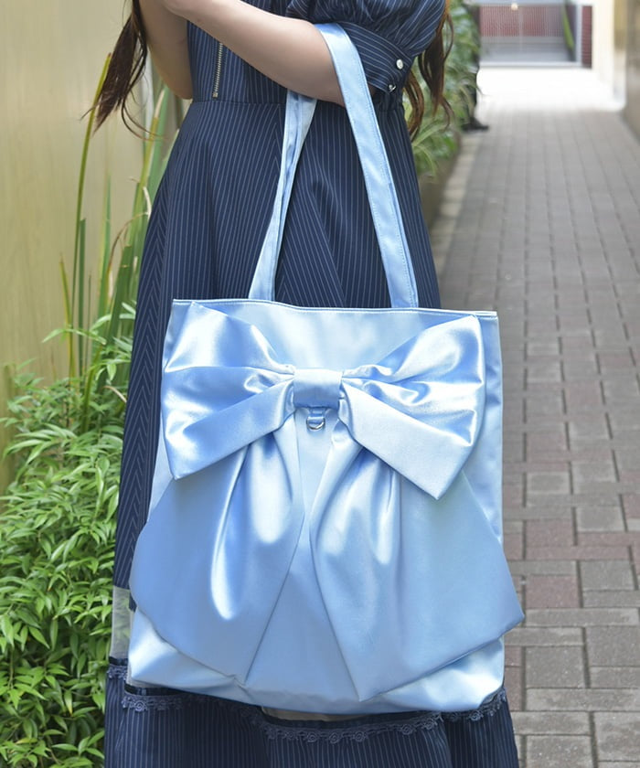 Vertical Big Ribbon Tote – axes femme from JAPAN