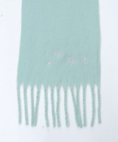 Snowflakes Embroidery Stoll