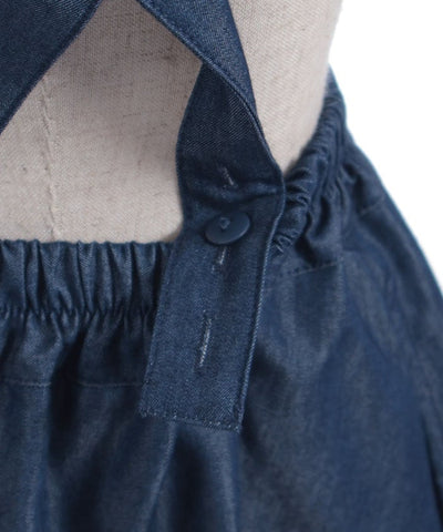 Suspenders Denim Skirt with Inner Shorts