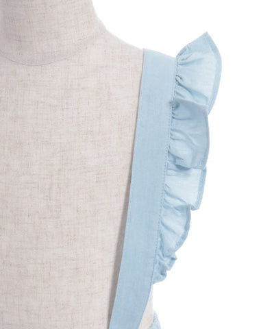 Suspenders Denim Skirt with Inner Shorts