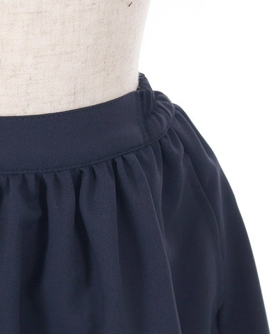 Panel Embroidery Gather Skirt