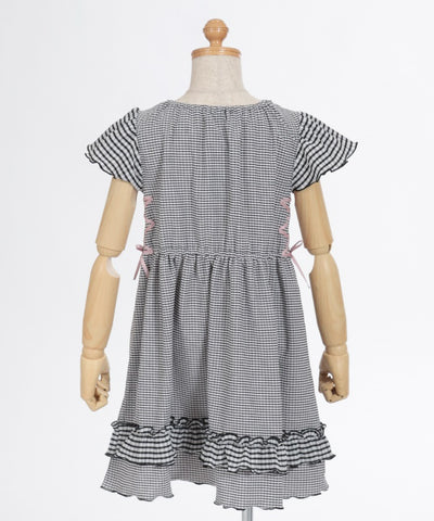 Check Pattern Cut-and-Sewn Dress