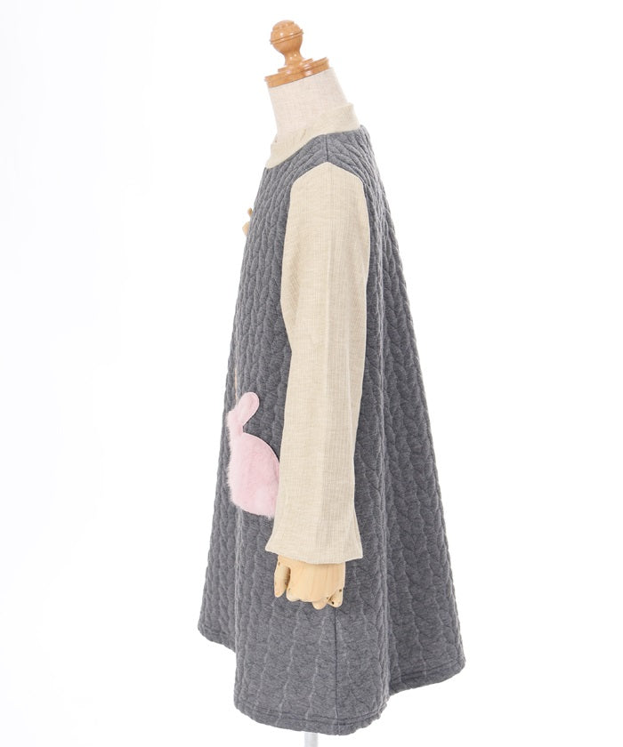 Fuzzy Bunny Pochette Dress