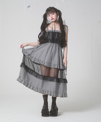 Frill Tiered Dress