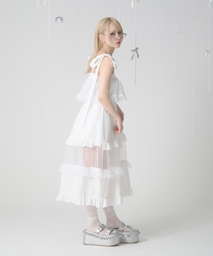 Frill Tiered Dress