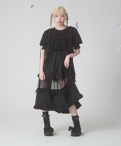 Frill Tiered Dress