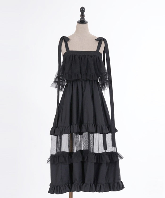 Frill Tiered Dress