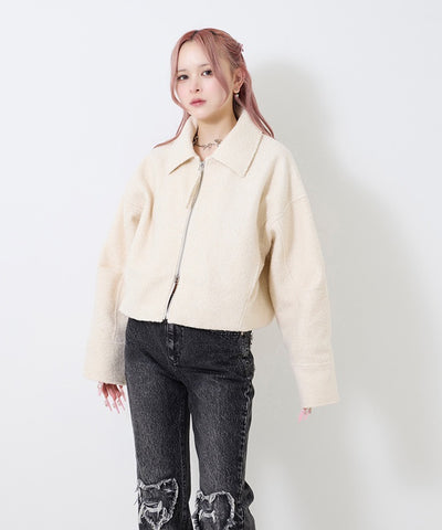 Short Boa Jacket