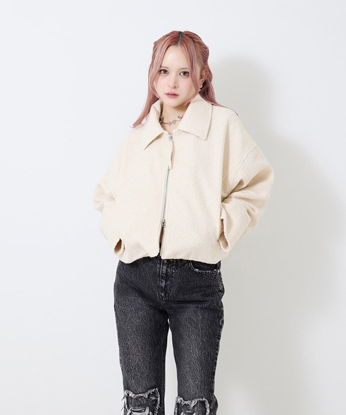 Short Boa Jacket