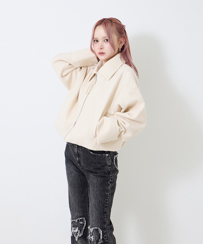 Short Boa Jacket