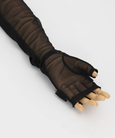 Ribbon Design UV Long Gloves