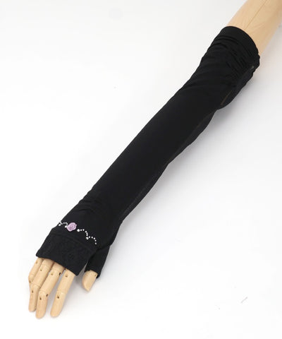 Ribbon Rose & Bijoux UV Gloves