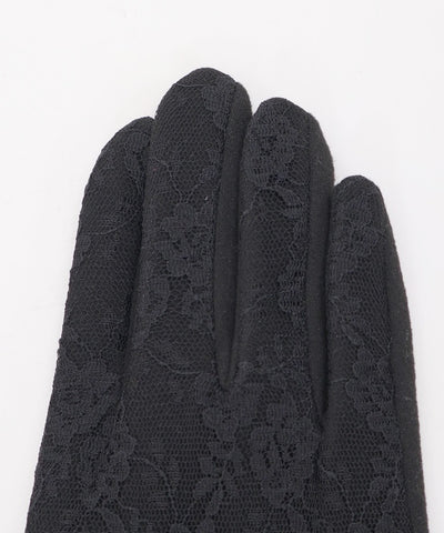 Ribbon Design Full Lace Gloves