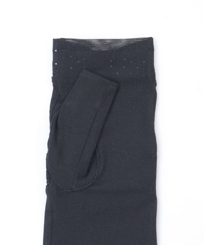 Dot Ribbon Long UV Gloves