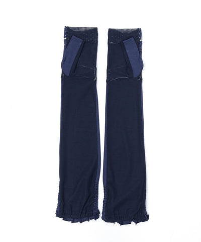 Dot Ribbon Long UV Gloves