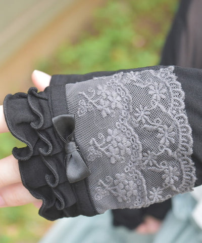 Lace Layered Long UV Gloves